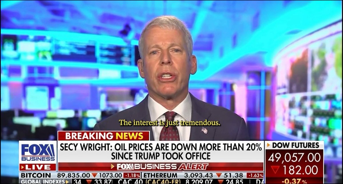 The interest in revitalizing Venezuela's oil industry is tremendous! U.S. investment in the Venezuelan energy sector will stabilize the region and expand American energy dominance.