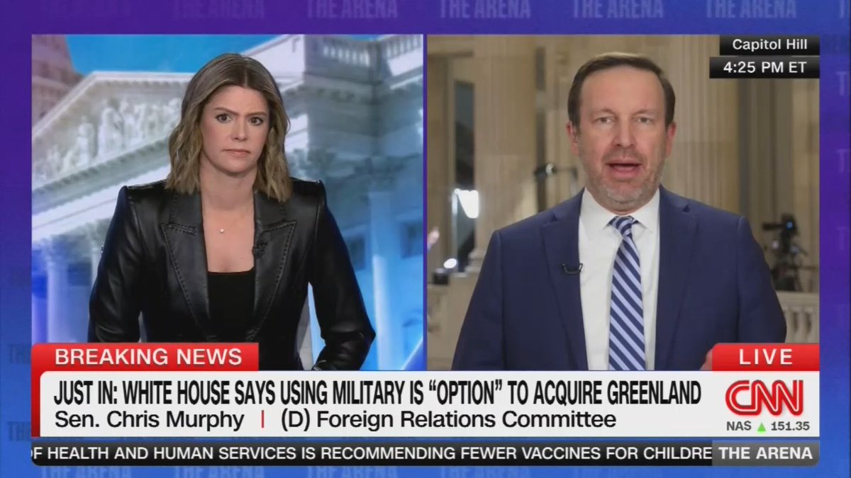 Senator Chris Murphy 🟧: Trump is spending all his time thinking about Venezuela, and no time thinking about the American people.