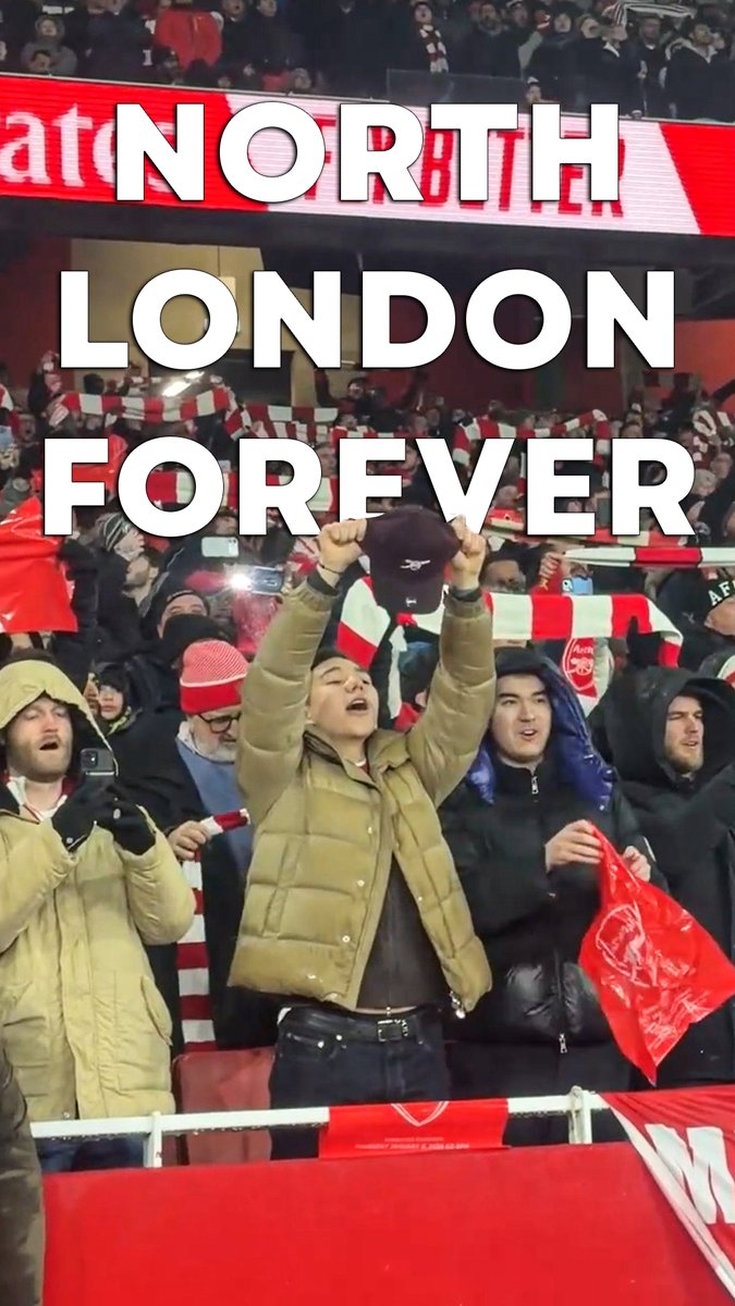 🔊 ‘The Angel’ rings around the Emirates Stadium before kick-off. ❤️ 🎶 North London Forever 🎶 🎥 Stan Sport Football