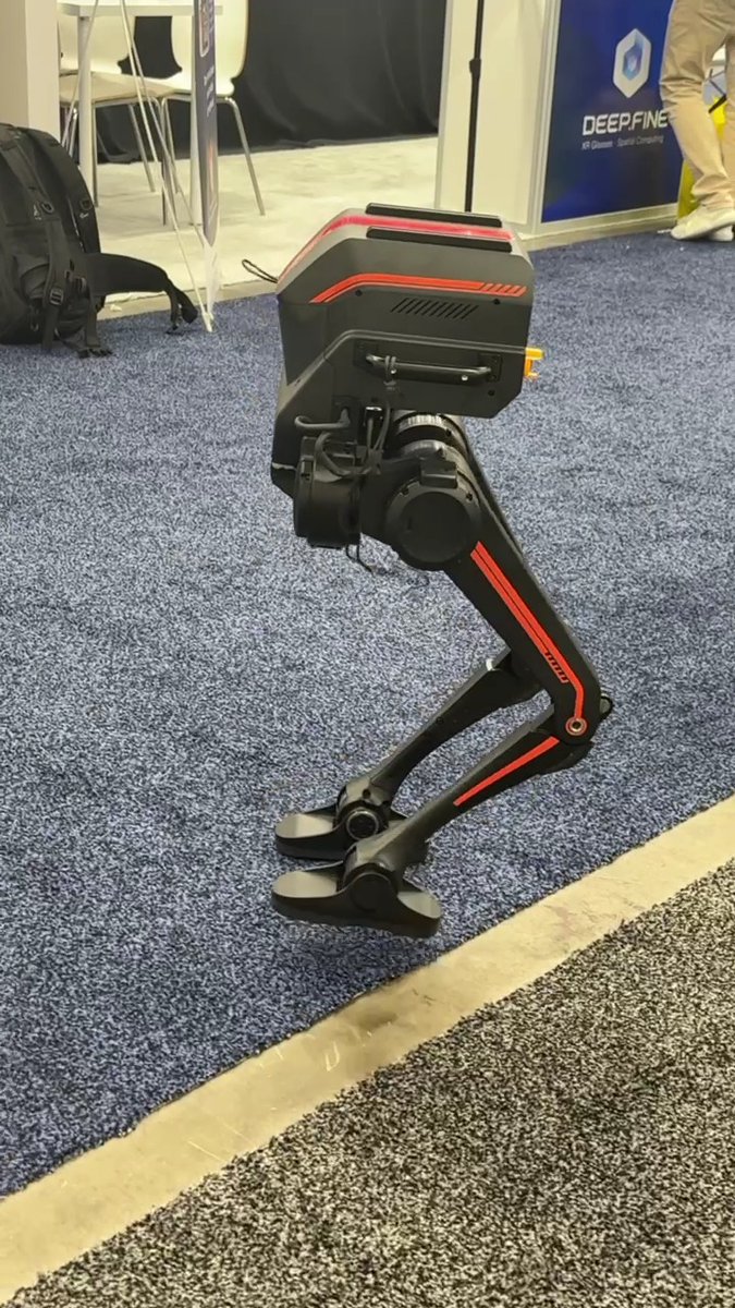 LimX dynamics Tron1 robot showing off its agility #CES2026
