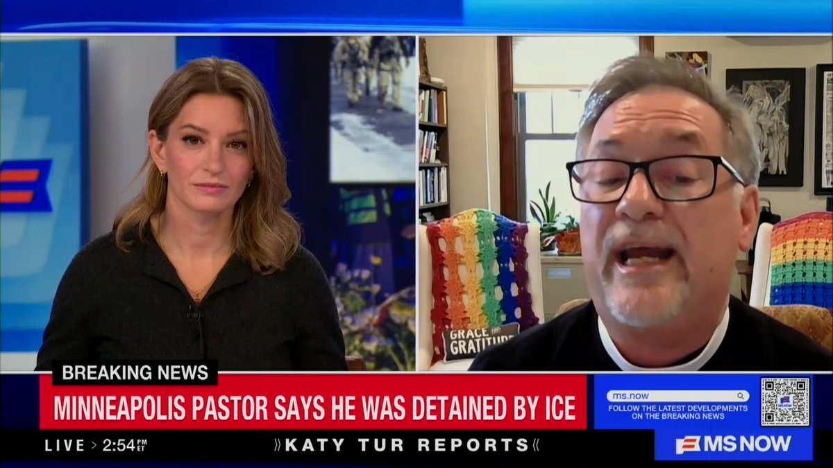Pastor: I saw ICE agents circling a young woman who appeared to be Hispanic. I said to this ICE agent, 'Take me, stop harassing her.' The agent got in my face, pointed a gun at me, and said, 'Are you afraid now?' To which I said, 'I am not afraid.' The next thing I knew, they were putting handcuffs on me, and they put me in the back of an SUV. I asked them if I was under arrest. They said to me, 'Well, you're white, you won't be any fun anyway.'