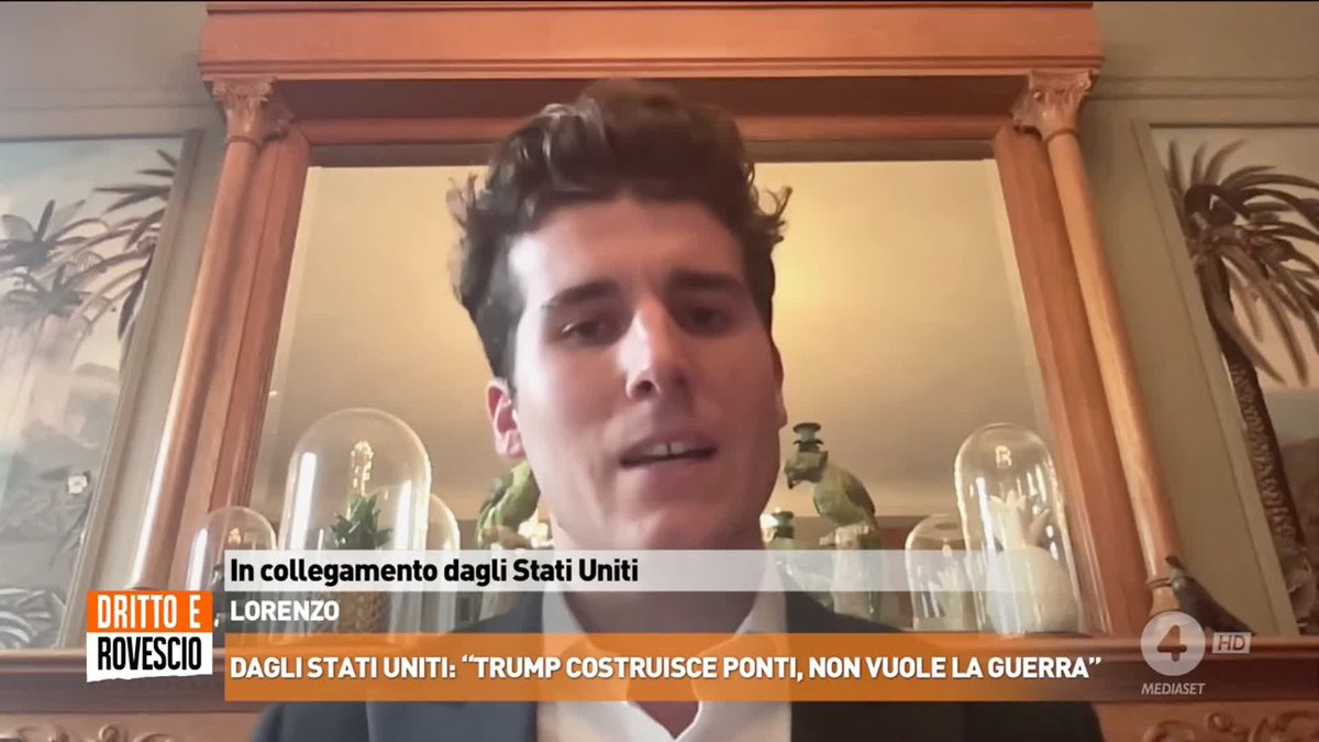 "Maduro non era riconosciuto neanche dal governo Biden, ha truccato le elezioni e non è stato eletto in modo legittimo" Lorenzo, sostenitore di Donald Trump, a #drittoerovescio