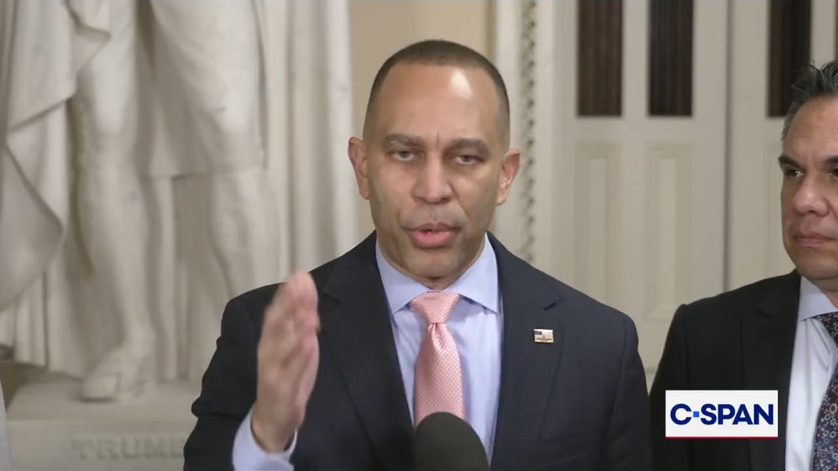 .Hakeem Jeffries on House Voting to Pass ACA Subsidies 3-year extension bill: “The people's house has just delivered a decisive victory for the American people ... The cynics said it was impossible to do but where I'm from, difficult takes a day, impossible takes a week.”