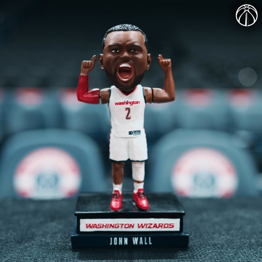 A legendary bobblehead for a legendary moment 🧙‍♂️ 🎁 The first 15K fans at our game on 1/29 will take home this John Wall bobblehead! 🎟️ Grab tickets:
