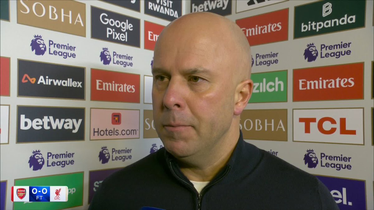 "If a player of ours is on the floor... there's something wrong with that player" Arne Slot on Connor Bradley's injury late on against Arsenal, and Gabriel Martinelli's reaction to it.