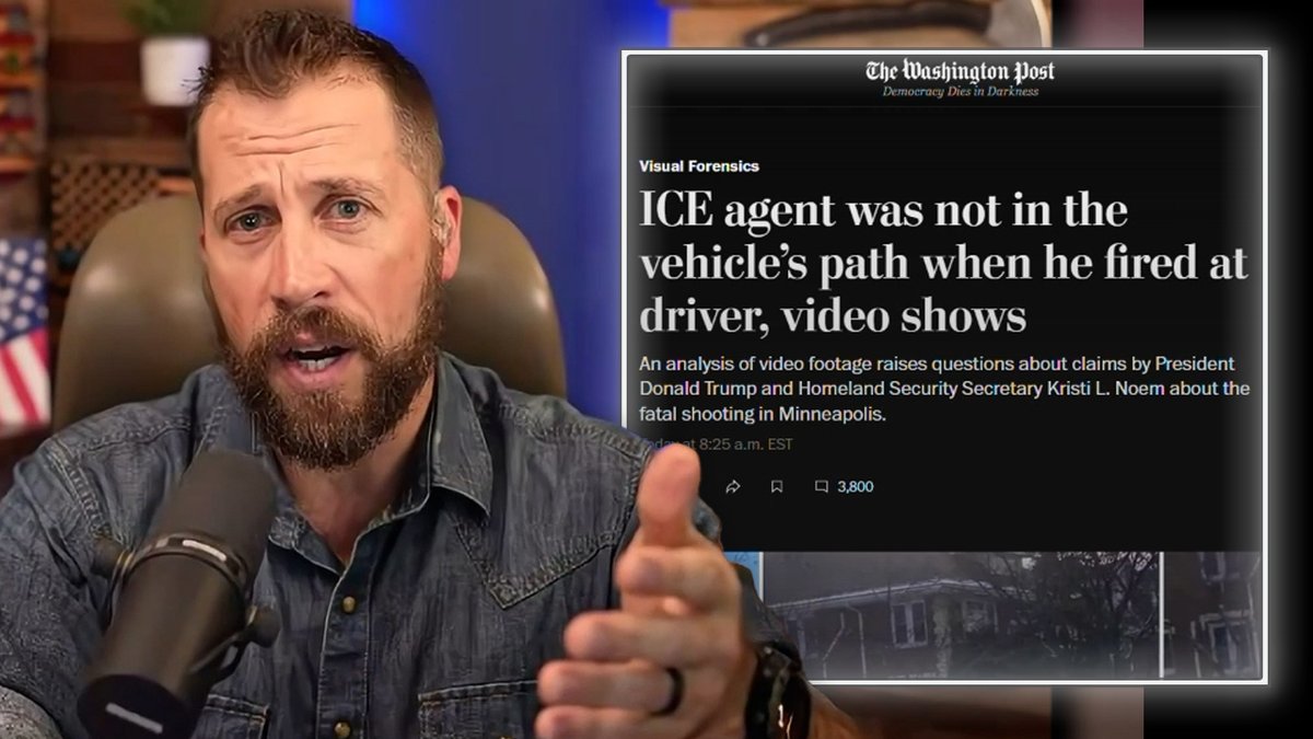 🚨MSM HOAX ALERT: The Washington Post Has Been Caught Red-Handed Trying To Frame ICE Officer Jonathon Ross With The Unlawful Shooting Of Renee Nicole Good By Hiding Footage From The Public That She Indeed Tried To Run Him Over Respected FBI Whistleblower Kyle Seraphin Responds To The Latest Developments & Predicts What's Next Kyle Seraphin