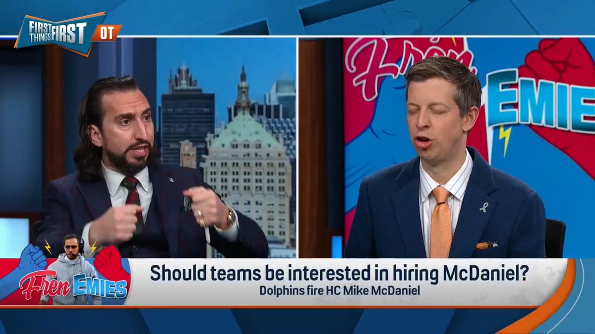 .Danny Parkins: “I think Mike McDaniel is a good coach and yes, I definitely value offensive wizard play caller because I think it’s the most valuable thing your coach can be." nick wright: “What you described, to me, is a great offensive coordinator."