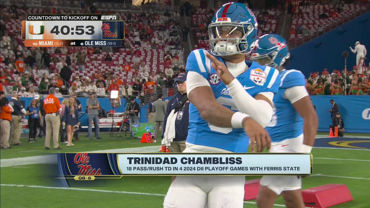 "This is 'Win-idad'. That's what this guy does." 😂🔥 Pat McAfee discusses what makes Trinidad Chambliss such a key piece for Ole Miss Football 🔑