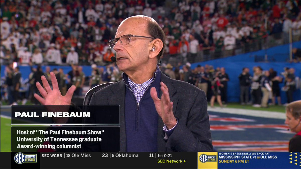 .Paul Finebaum applauds Pete Golding and how he has led Ole Miss Football to the CFP semis 👏