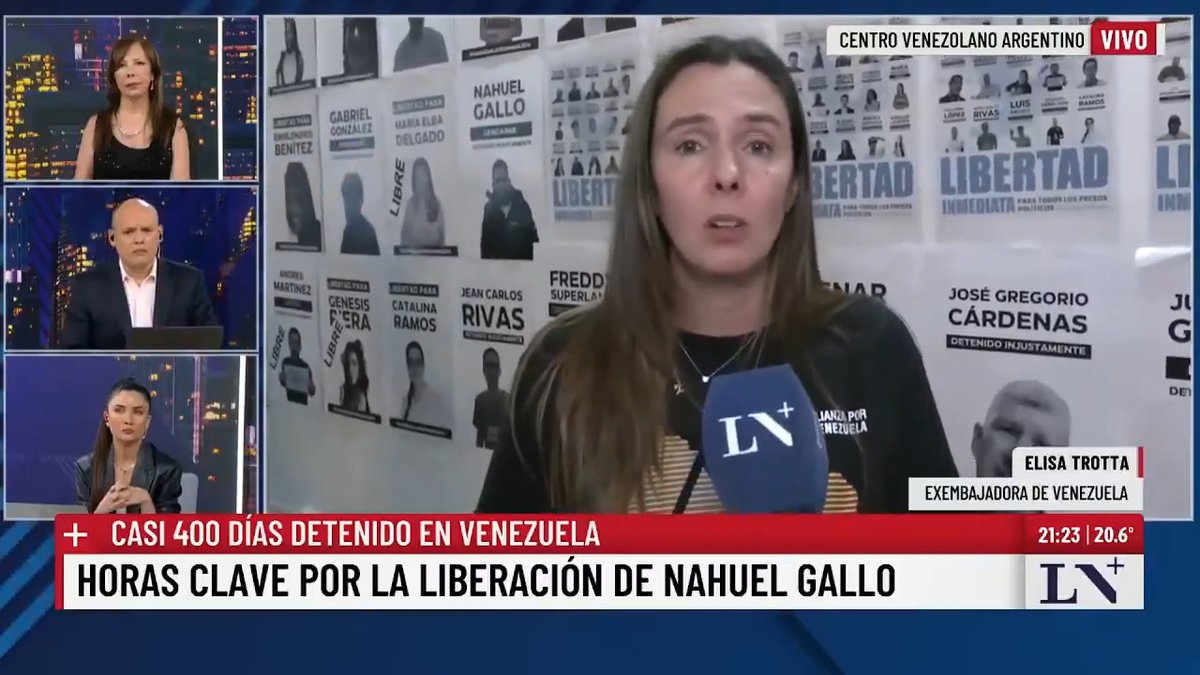 🔵 “Argentina fue gobernada por cómplices del régimen que se beneficiaron de toda la trama de corrupción" La dirigente venezolana Elisa Trotta destacó el respaldo de Javier Milei a la libertad del pueblo de Venezuela tras la detención de Nicolás Maduro. 📍 En #MásDataALaNoche