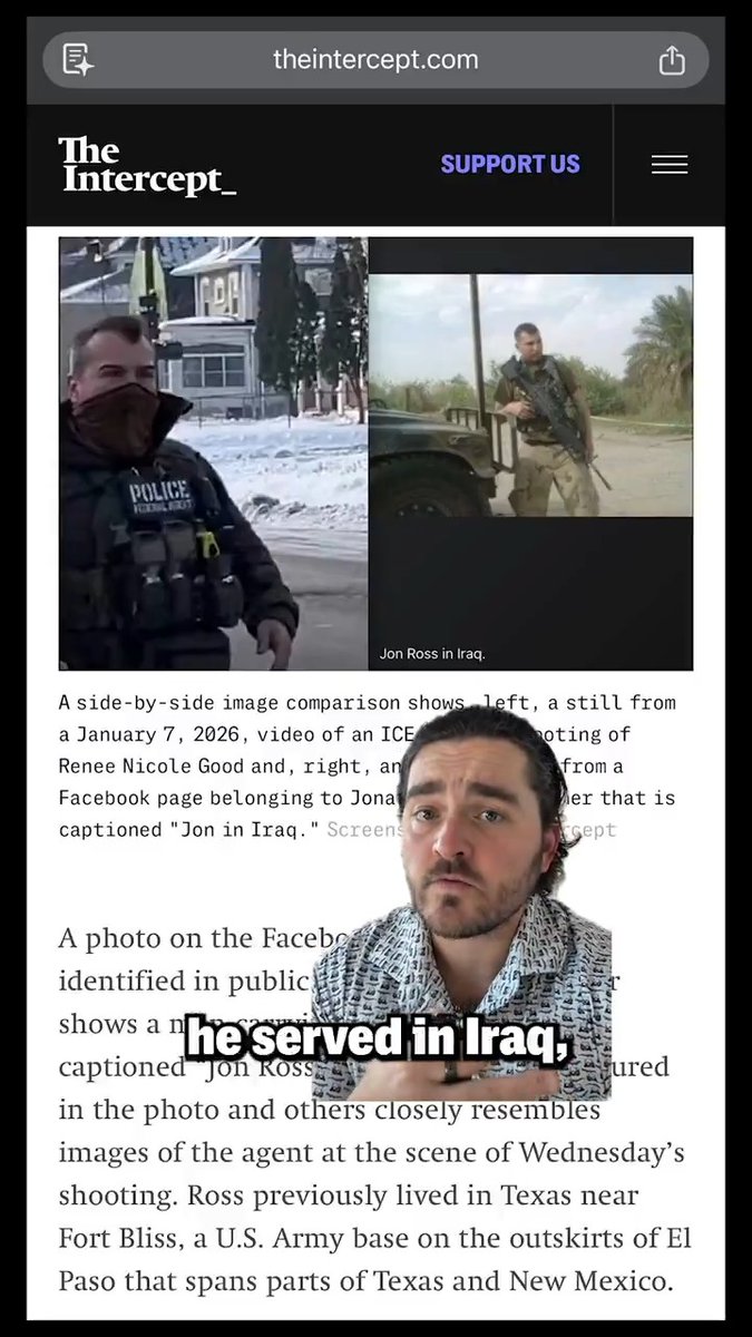 This is what we know about Jonathan Ross, the ICE agent who shot Renee Good. Read more: ✍️ Jacqueline Sweet Noah Hurowitz Jessica Washington 📹 jordan