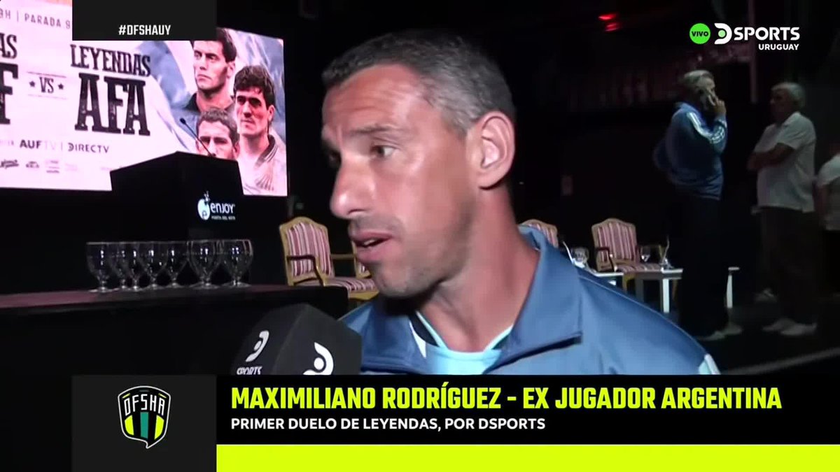 "MI ESTADÍA EN PEÑAROL FUE INCREÍBLE" 🟡⚫️ 🗣️ Maxi Rodríguez recordó su paso por el Carbonero. 🎙️ Majito Paiva en #DFSHAUY
