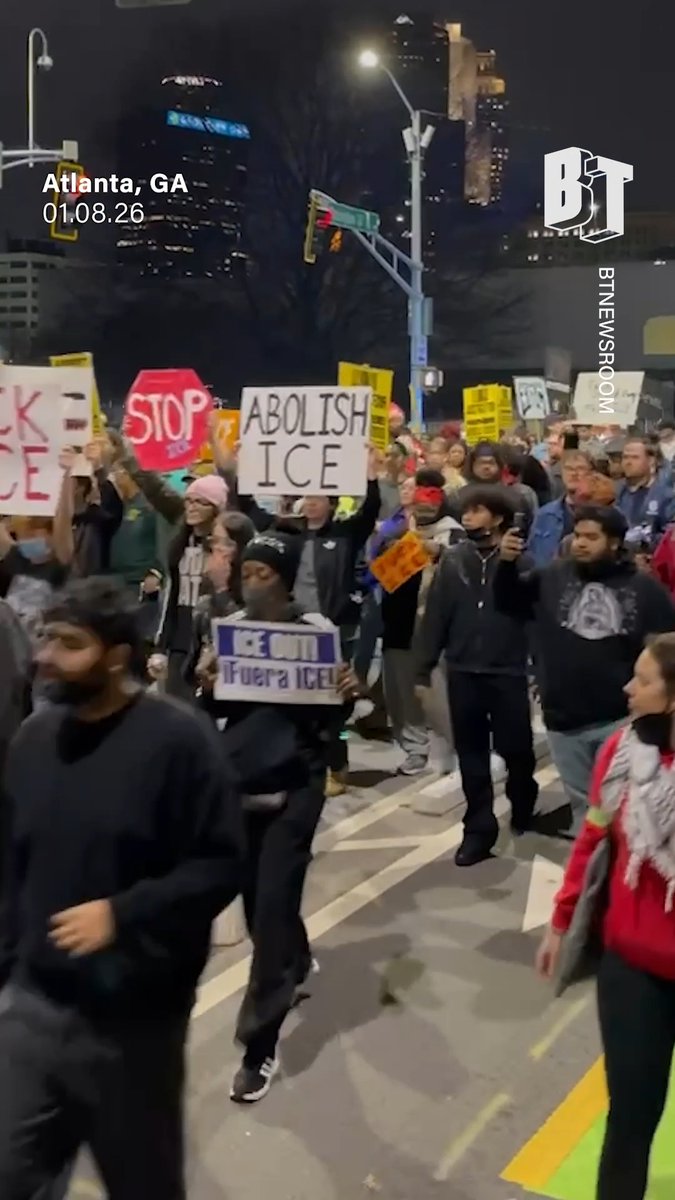 HAPPENING NOW: Atlanta takes the streets against ICE following the killing of Renee Nicole Good.