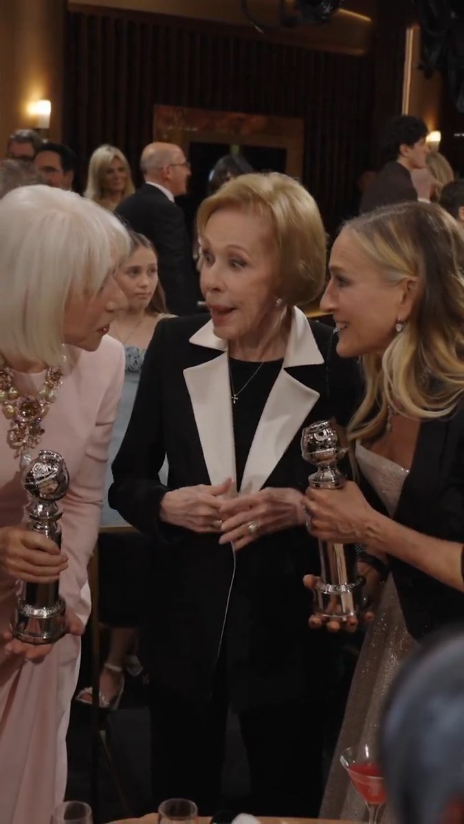 Three incredible women in our presence at #GoldenEve ! 🌟🌟🌟