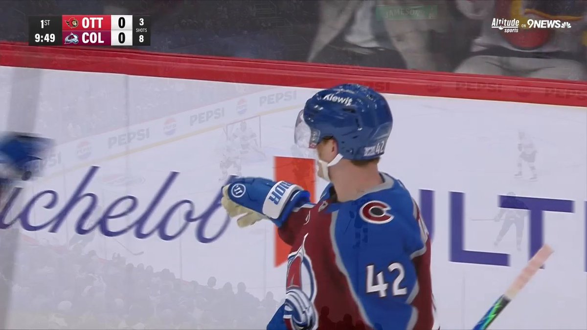 After 40 minutes the Colorado Avalanche lead 8-1... Nathan MacKinnon - 4 points Josh Manson - 4 points Cale Makar - 3 points Brock Nelson - 3 points Ross Colton - 3 points