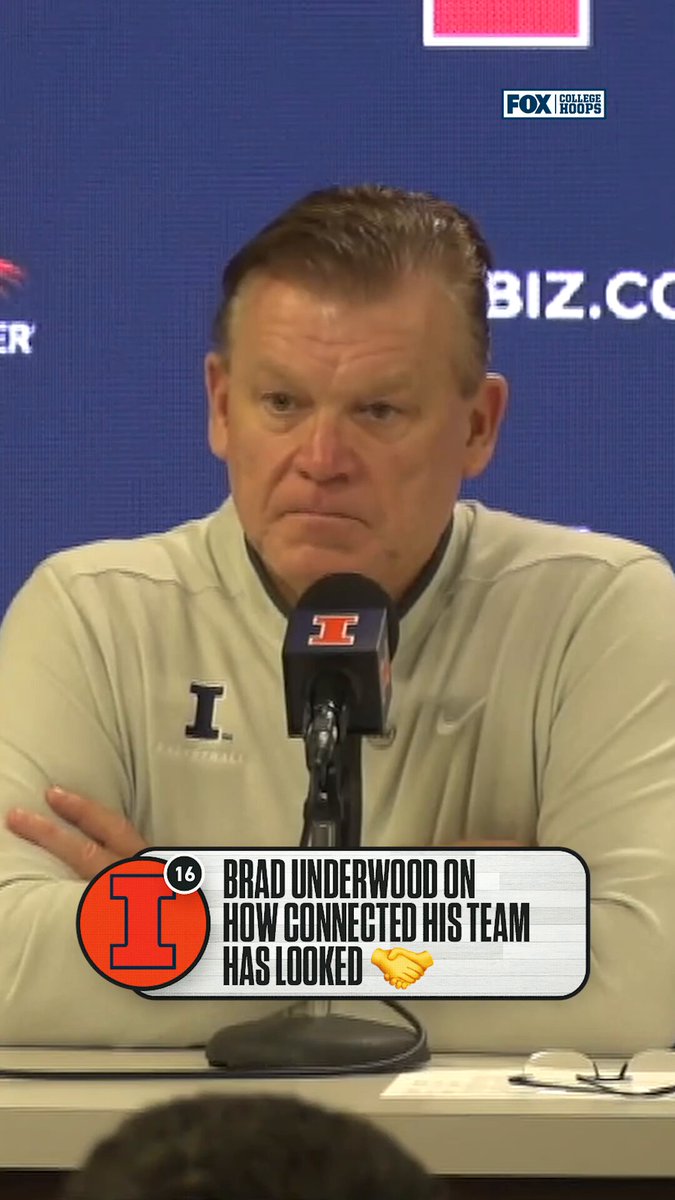 "It's a coach's dream." Illinois Men's Basketball Brad Underwood is very pleased with how the Fighting Illini are playing together of late.