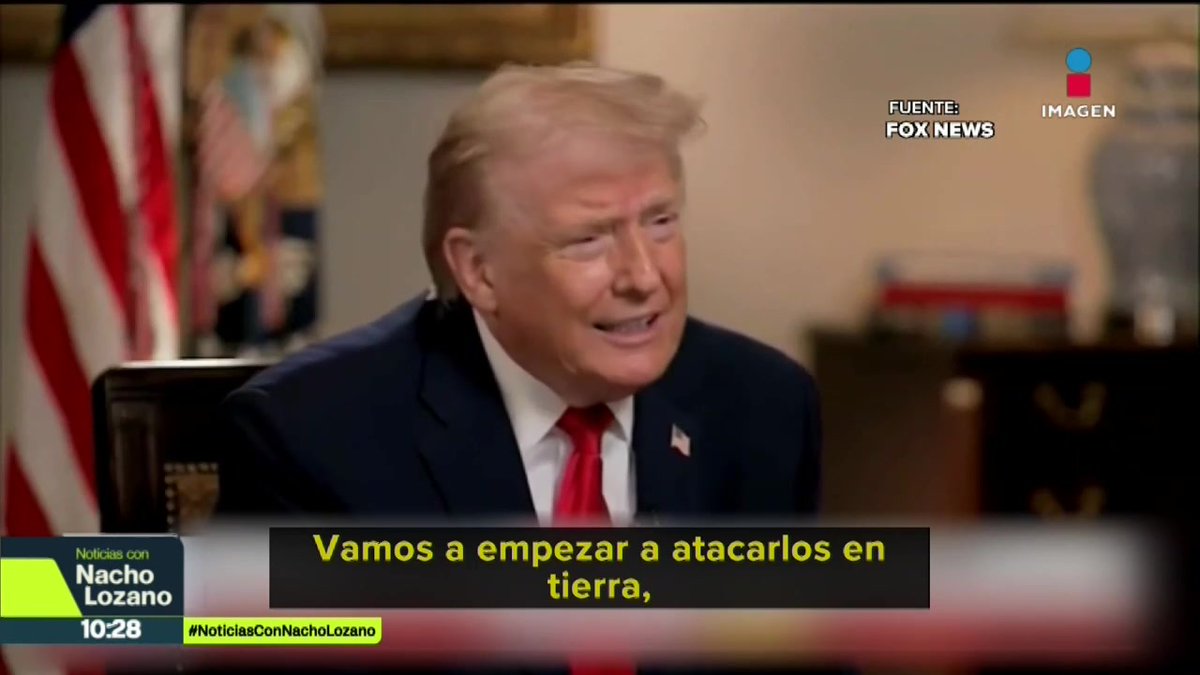 El presidente Donald #Trump, aseguró que lanzará ataques terrestres contra los cárteles de #México, en una entrevista para Fox News. Y el presidente de Brasil, Lula da Silva y la presidenta Claudia Sheinbaum sostuvieron una llamada telefónica: