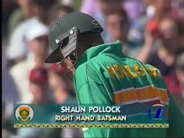 A Dream Debut #OnThisDay in 1996, Shaun Pollock made a dream debut in ODIs for South Africa. W When South Africa struggling at 107 for 6, Shaun scored 66 off 66 and then took 4 for 34 against England in Cape Town. South Africa won the match by 6 runs.