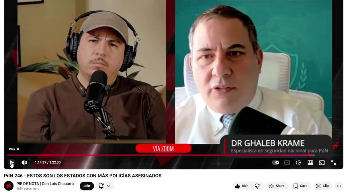 💯🎯"Si va a haber, si va a haber, seguramente lo va a haber operativos militares limitados" en México. Lo adelantamos hoy en la mañana en Pie de Nota con Luis Chaparro y ayer en XEU Noticias Ahí están las ligas. 1. 2. ✍️ Sin informantes, sin especualciones pero con un gran equipo de analistas y colegas del #ReporteKrame