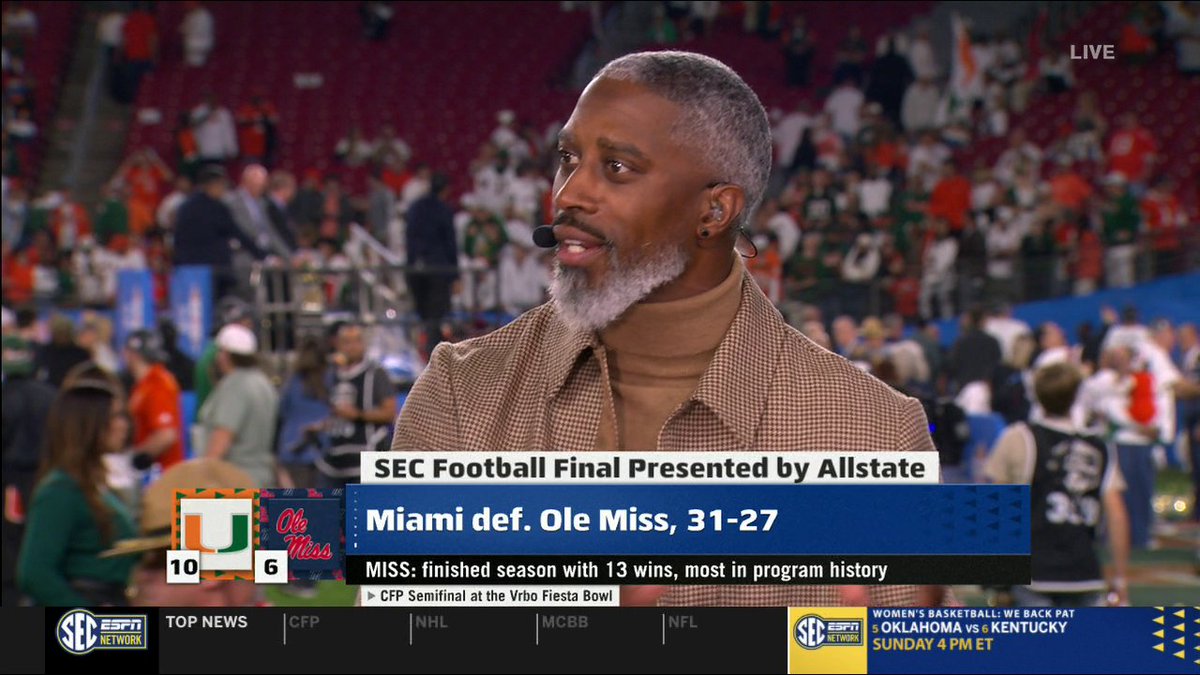 "I think it's an exciting time to have Pete Golding. I know these fans are excited. They're not going backwards, only forward." Roman Harper on the future of Ole Miss Football.