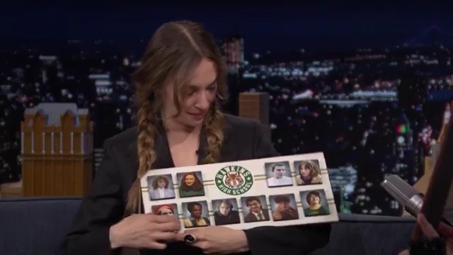 Maya Hawke gives Hawkins superlatives to the stranger things characters in honor of their graduation! #FallonTonight #StrangerThingsOnFallon