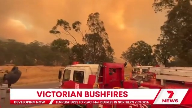 DEVELOPING: There are catastrophic fire conditions in Victoria with three people unaccounted for and multiple homes destroyed, as bushfires rage across the state. It is the worst fire day since the Black Summer bushfires, and Melbourne is right now the hottest city on earth. Paul Dowsley NickMcCallum7 Blake Johnson