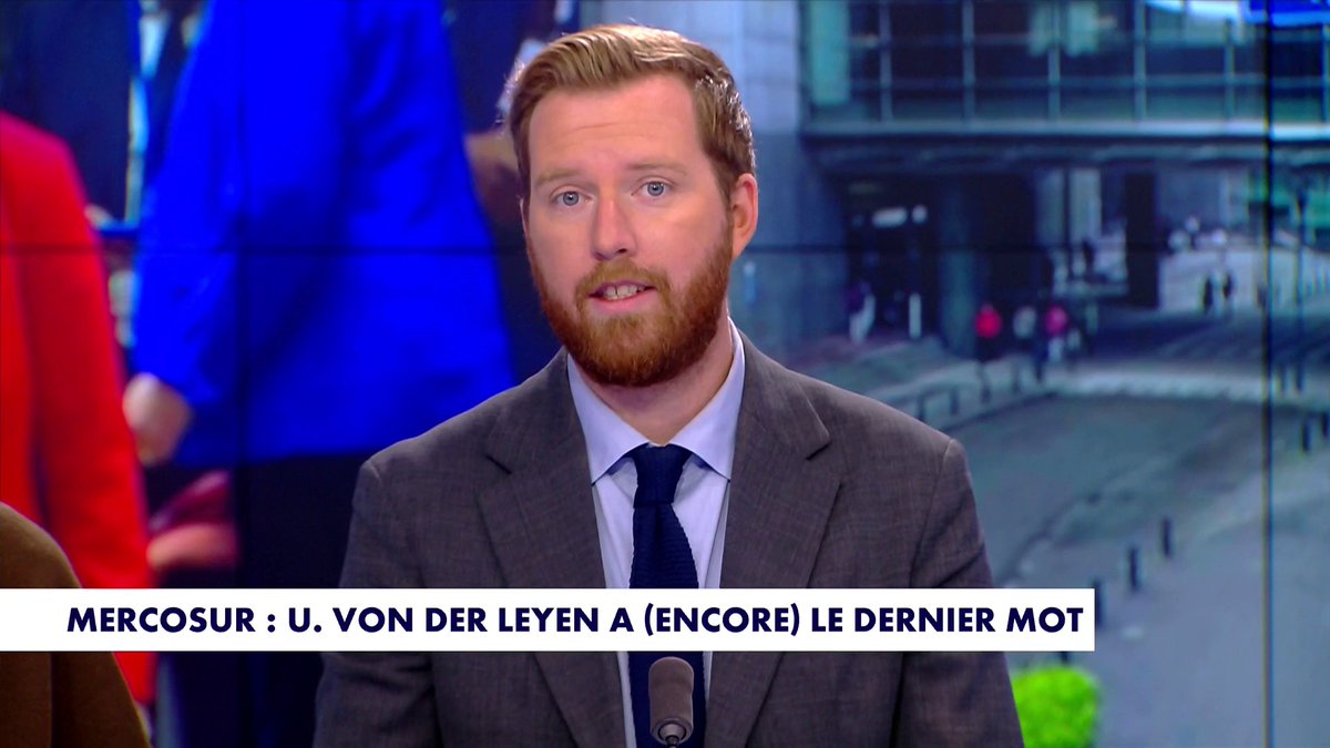 L'édito de Thomas Bonnet : «Mercosur : Ursula von der Leyen a (encore) le dernier mot» dans #LaMatinale
