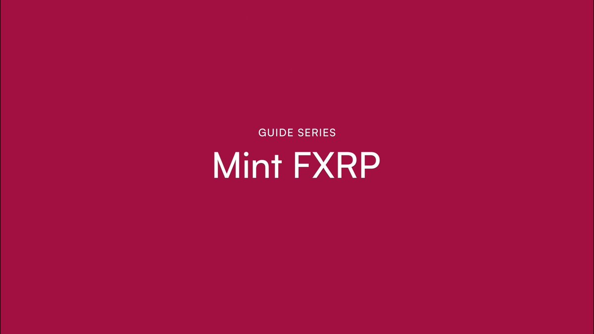 Putting your XRP to work in DeFi starts with minting. This short guide walks through how to mint FXRP — the first step to accessing XRPFi on Flare.