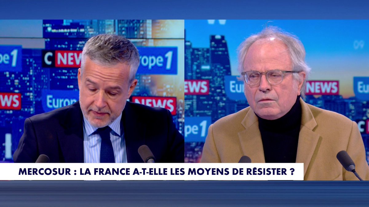 Franz-Olivier Giesbert, journaliste et écrivain, sur l'accord du Mercosur : «Les escrologistes qui n'ont jamais vu une vache s'acharnent contre l'agriculture» dans #LaGrandeInterview
