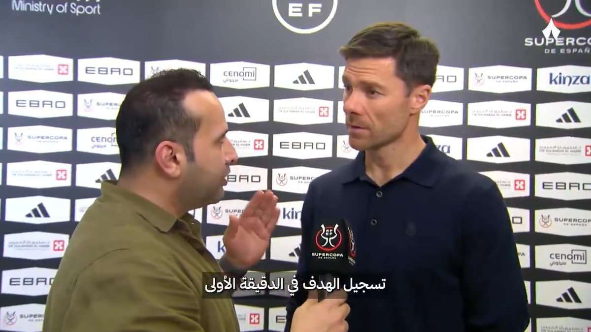 🚨🚨🚨🎥 تصريح تشابي ألونسو عن ماحدث بين سيميوني وفيني.