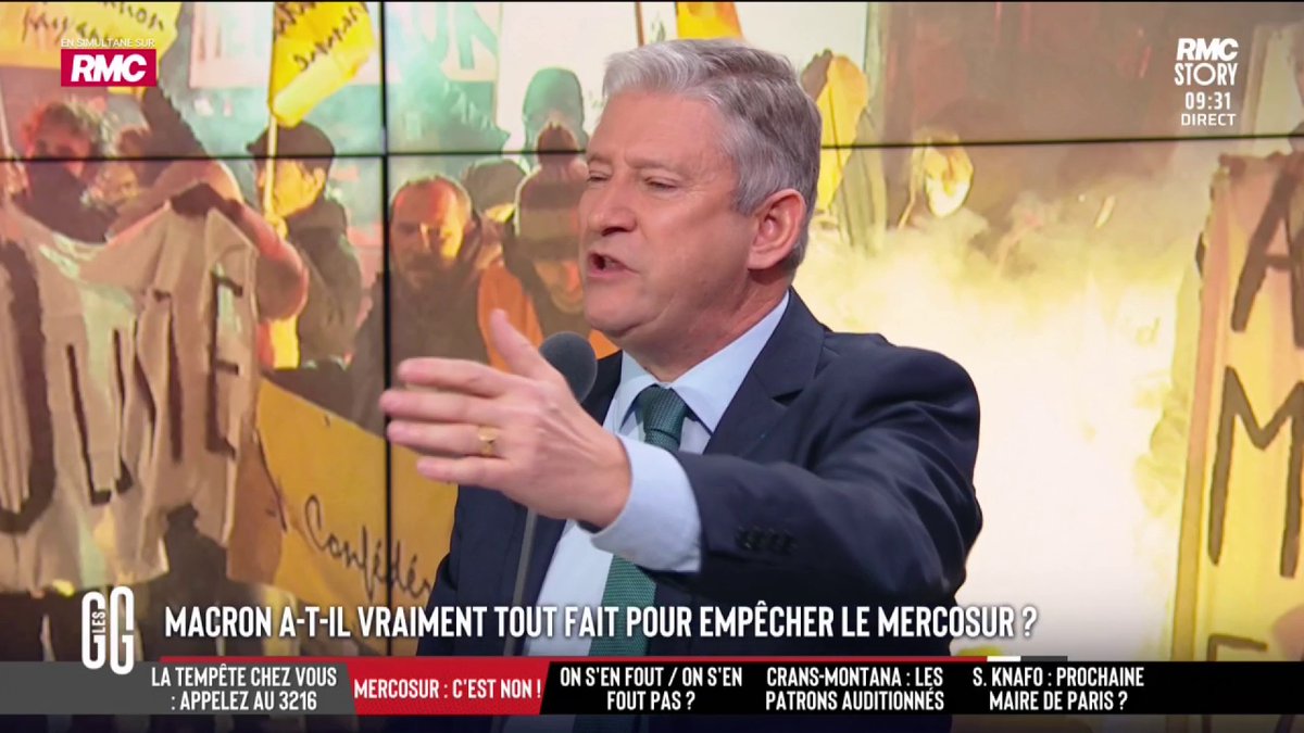🧑‍🌾 Mercosur : Macron a-t-il vraiment tout fait ? 🗣️ Le tacle d'Emmanuel de Villiers : "Il ne connaît rien à l'agriculture. Il ne sait pas faire la différence entre un poney et un âne à plus de 50m." #GGRMC