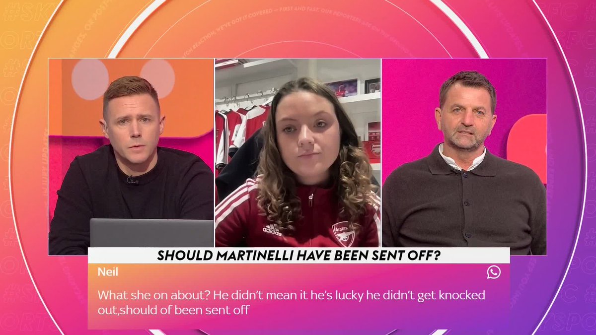“I thought it was an absolute disgrace...I nearly jumped through the TV when I watched that last night.” Tim Sherwood doesn’t hold back on his thoughts on the incident involving Gabriel Martinelli and Conor Bradley.