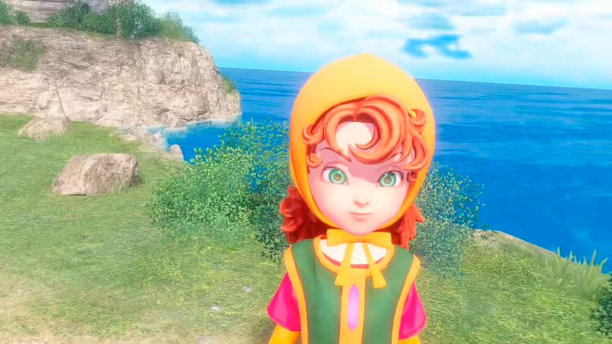 ドラゴンクエストVII Reimagined UEVRでVR ! 1人称でフィールド歩いてみたよ✨冒険してる感が最高にいいね😆 VRだと物理的にもゲーム内を移動出来て見る事が出来ます！ …ちなみにマリベルはタイツでした… #uevr #steam #メタクエスト3 #ドラクエ7