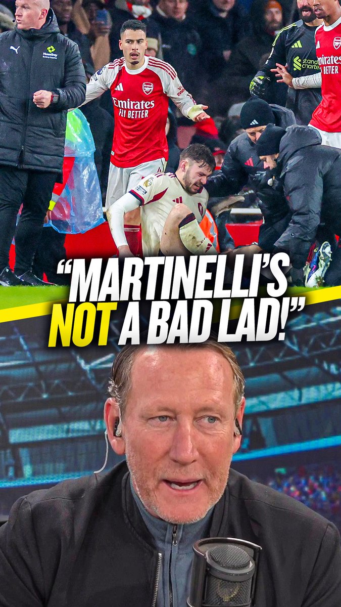 😔 "Gabriel Martinelli will be devastated... he's not a bad lad!" 🤷‍♂️ "He didn't realise he was going to get stretchered off, put it that way!" Ray Parlour launches defence of #AFC's Gabriel Martinelli after incident with #LFC's Conor Bradley! 🙏