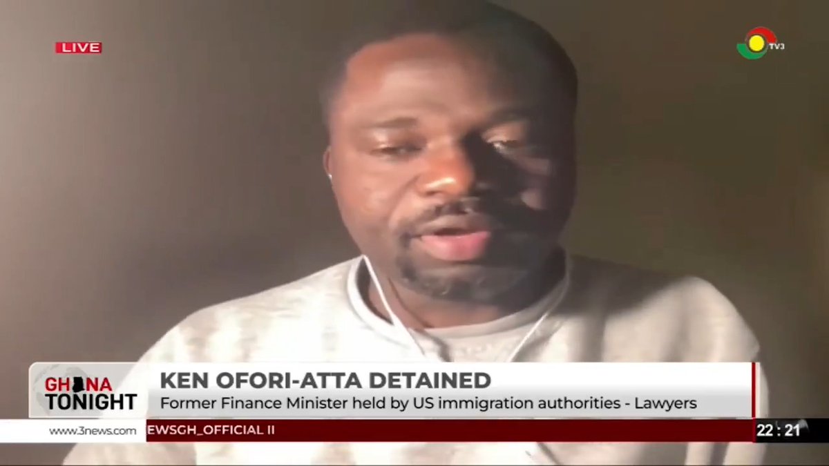 Investigative journalist Manasseh Azure Awuni has reported that former Finance Minister Ken Ofori-Atta retains valid visas for both the United Kingdom and Canada. His UK visa is set to expire on April 21, 2032, while his Canadian visa expires on May 31, 2031. #GhanaTonight