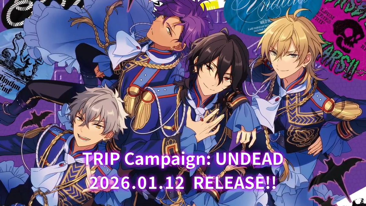 🧳 Album Series TRIP: UNDEAD will embark soon! ⏰Let's join the trip through every song of UNDEAD, with their brand new song! See you on January 12!