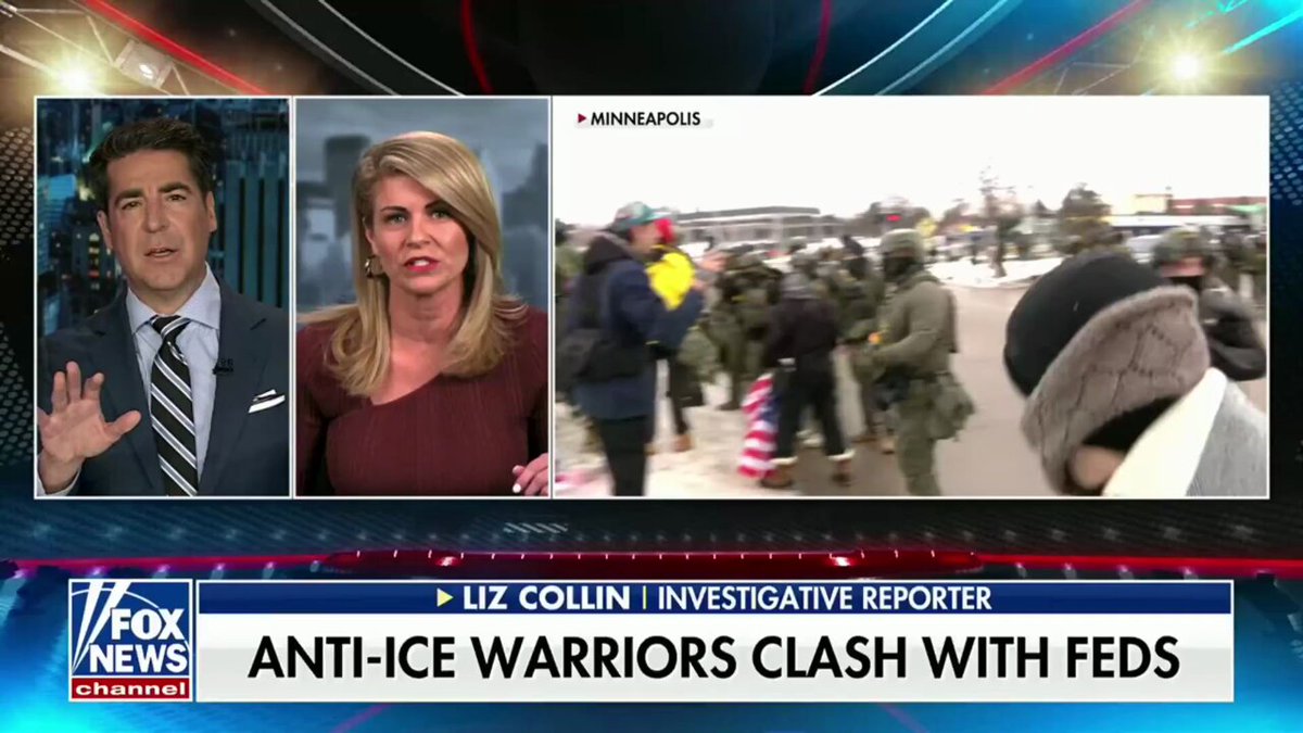 🚨 BREAKING: Jesse Watters just went NUCLEAR and he nailed it 💯 The hypocrisy is off the charts. Days away from the Jan. 6 anniversary, the Left lights candles, sings songs, and lectures America about how “you can’t attack federal law enforcement.” Meanwhile, EVERY DAY in Minneapolis looks like J6. Cars being driven at agents. Spitting. Assaults. Kicking. Chasing federal officers through the streets. Not once. Every day. All over the country. And the media says NOTHING. If this were conservatives, it would be wall to wall coverage. But since it’s the Left, silence. They don’t care about law enforcement. They care about power. And everyone can see it now.
