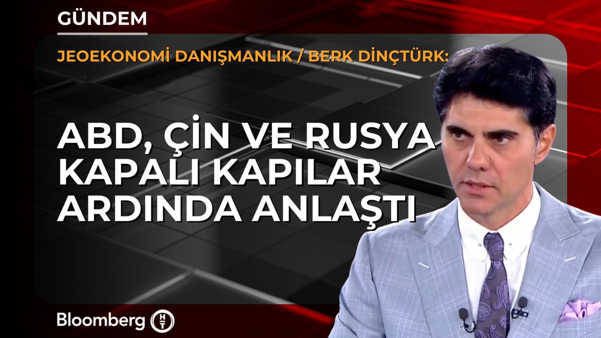 Jeoekonomi Danışmanlık - Berk Dinçtürk: 📍 ABD, Çin ve Rusya kapalı kapılar ardında anlaştı