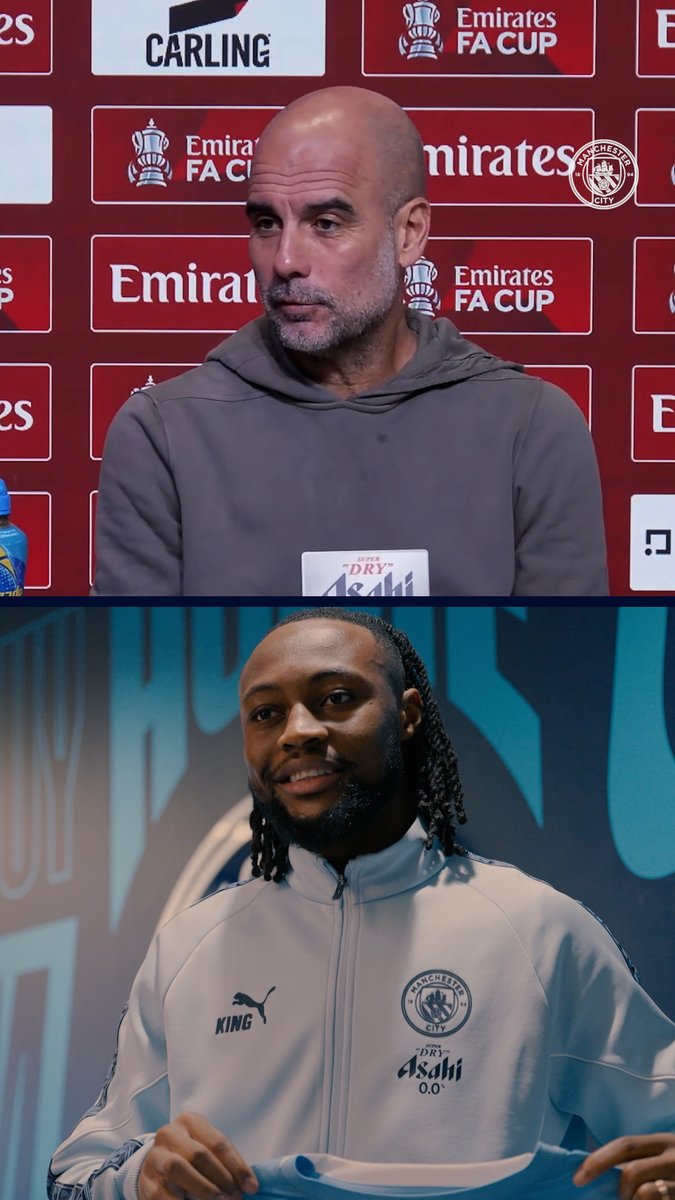 "Many clubs wanted him and he decided to join us." 🩵 PepTeam on Antoine Semenyo 💬