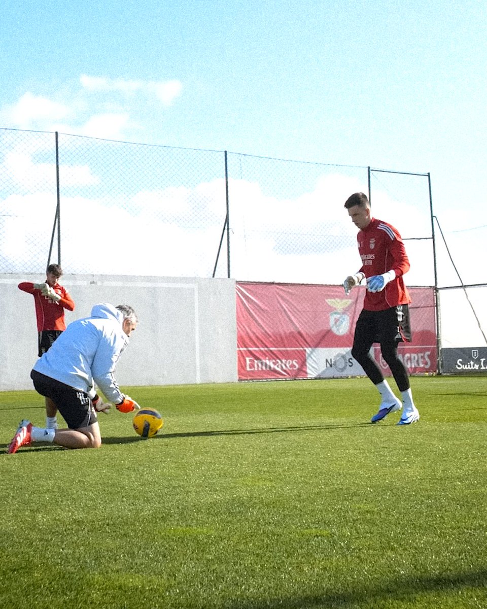 📹 Manhã de treino no Benfica Campus.