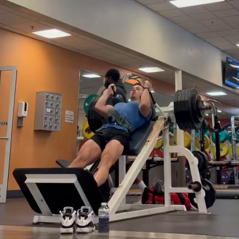 Gym maturity is realizing you don’t have to Barbell Squat AT ALL You can just do a Hack Squat or a Pendulum Squat or a Smith Squat and get all the benefits while reducing injury risk and lowering fatigue cost
