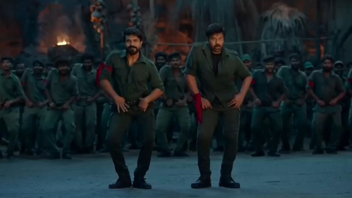 Sryy Bossuuu Chiranjeevi Konidela E okka bit lo meeru kanapadaledhu Ma Anna Ram Charan thappa...😌♥️ #ManaShankarVaraPrasadGaru