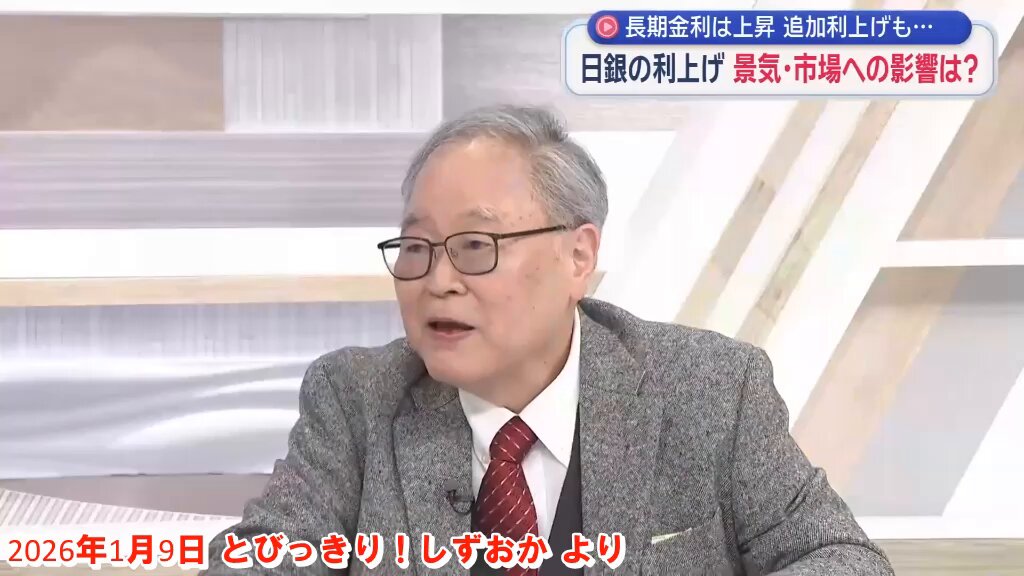 政策金利と有効求人倍率とは負の相関関係が強いことが分かります。 つまり、政策金利を上げるほどに有効求人倍率が減るということ。すなわち、雇用が悪化し、失業率が上がるということです。 つまり、日銀は利上げする必要がないのに、利上げして雇用を悪化させているのです。植田さんはこれでよく「賃金と経済の好循環」なんか言えますね。働けなかったら賃金ゼロですよ。 せっかく、高市政権で積極財政でアクセル吹かせようとしているのに、日銀がブレーキ踏んでどうするんですか？ 城内大臣、日銀の自主性(独立性)なんか言ってないで、政府・日銀で歩調を合わせて金融財政政策を行ってくださいよ。 マクロ経済学の基本の基で、安倍さんも高市さんも知っていますが、「金融政策は雇用政策」なんです。#とびっきりしずおか #高橋洋一