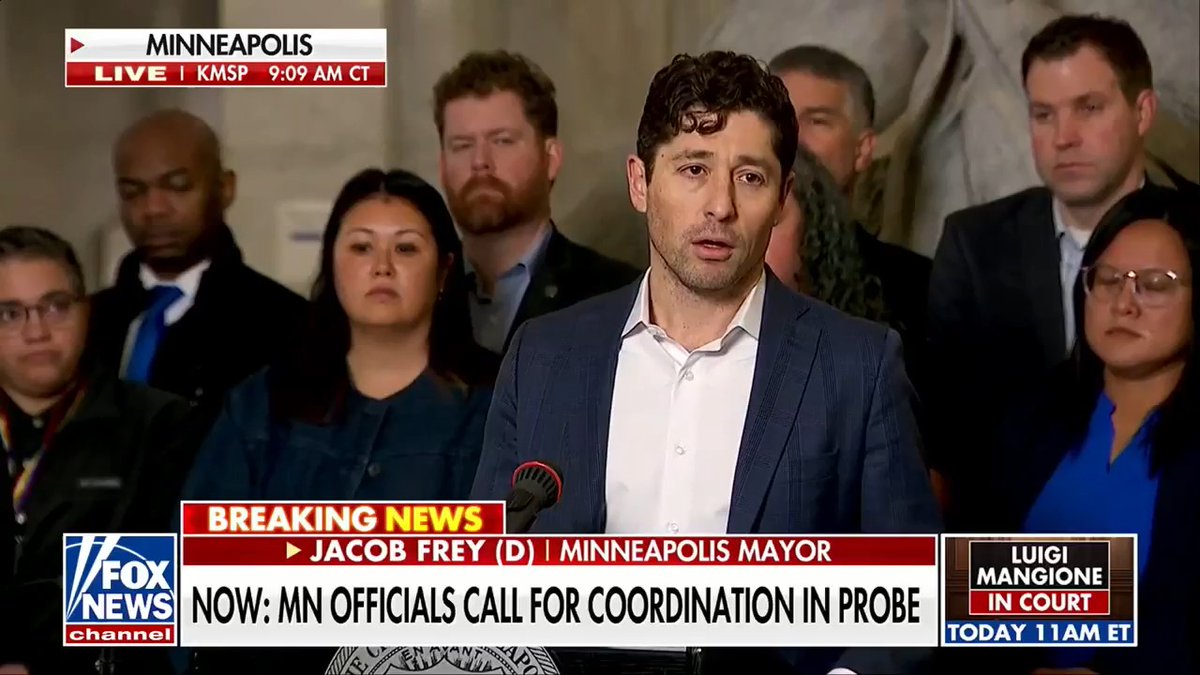 DEM MINNEAPOLIS MAYOR FREY: "Is it deeply concerning that this administration from the very get go is drawing the conclusion that they may ultimately come to? Of course, it is." "If you got nothing to hide from, then don't hide from it. Include local experts in the process. We got nothing to hide from here. All we want in Minneapolis is justice and the truth."