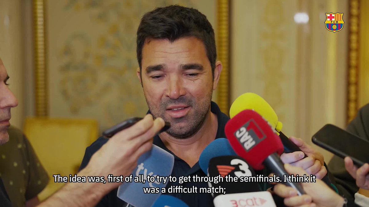 Deco speaks ahead of the Spanish Super Cup Final.