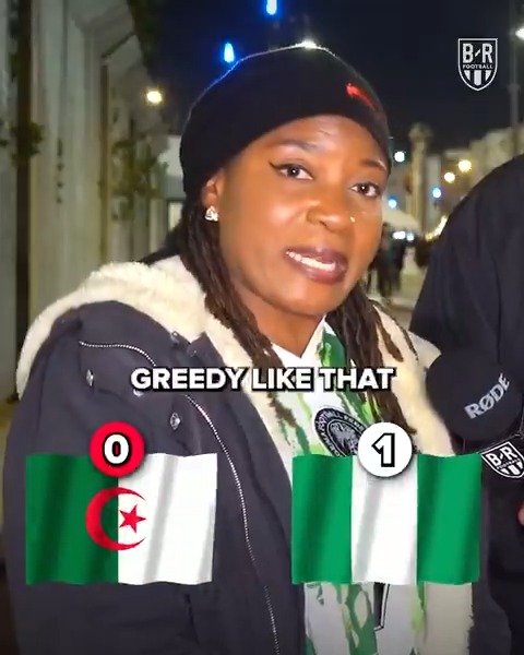 Nigeria fans are confident they'll get the win over Algeria in the AFCON quarterfinals 💪 (w/ Miles 🫰🏾🇬🇭)