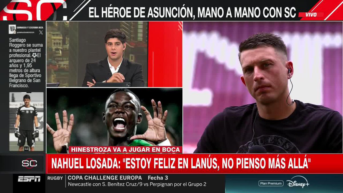 🇱🇻🗣️ "MI CABEZA ESTÁ 100 % EN LANÚS" Nahuel Losada habló sobre el interés de otros Clubes ante su gran nivel. "De mí parte jamás ejecutaría la cláusula". "Si bien es lindo estar en los planes de otros Clubes, estoy feliz en el Club, pensando en rendir"