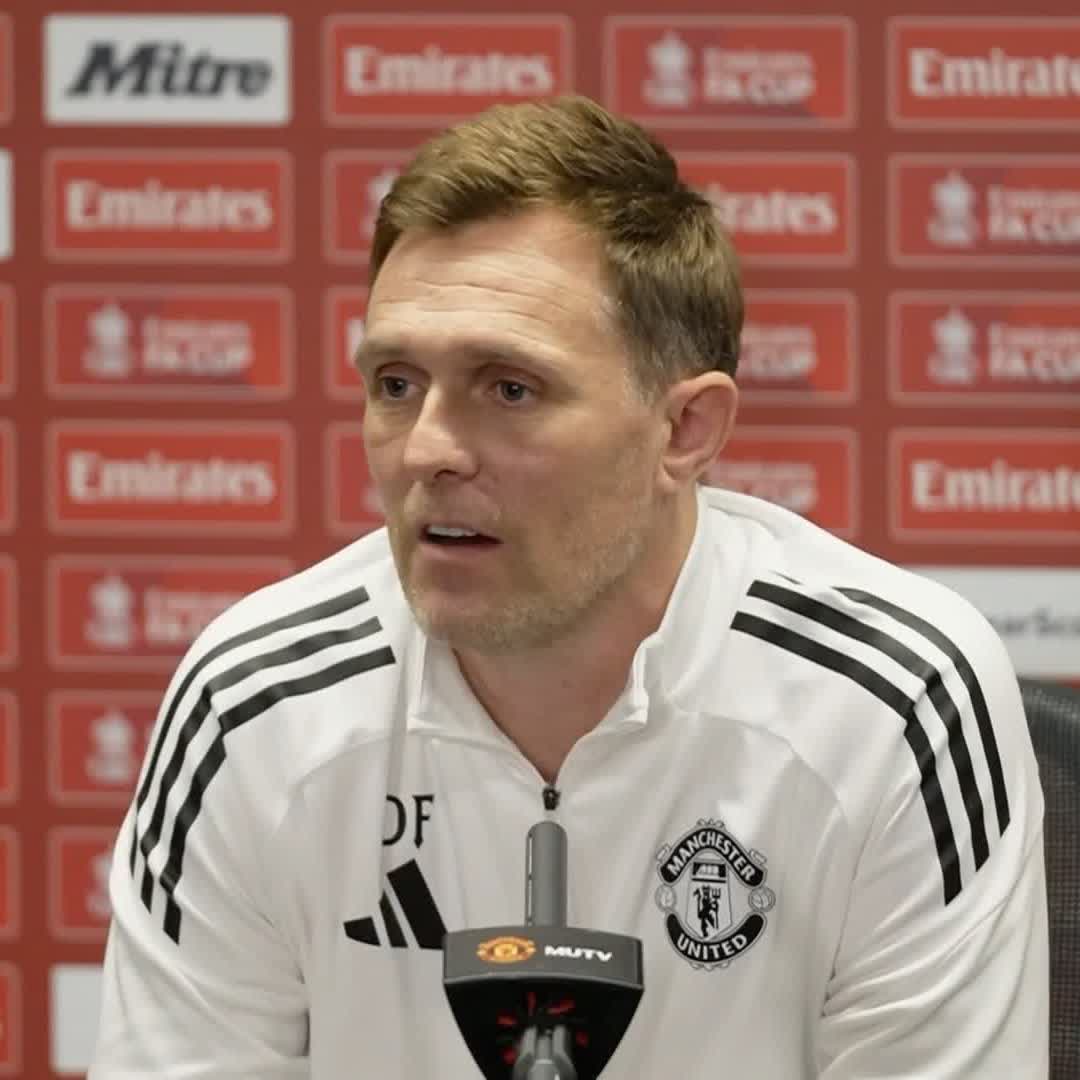 "This club is built around the academy" 🔴 Darren Fletcher discusses the importance of Manchester United's academy to the football club.