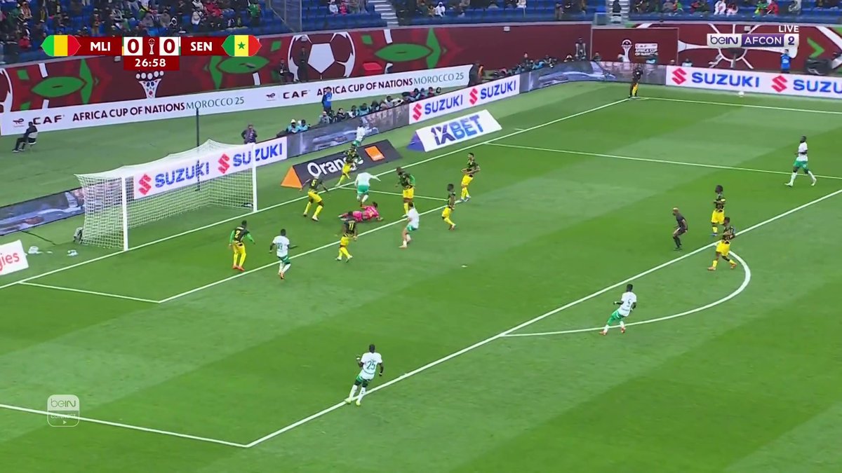 المنتخب السنغالي يفتتح التسجيل عن طريق إليمان نداي ⚽️🇸🇳 #كأس_أمم_إفريقيا | #مالي_السنغال