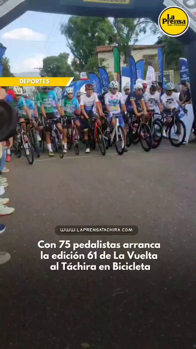 Despite the turbulent times, the first UCI stage race of the year, Vuelta al Tachira started today in Venezuela. 👍🏻🇻🇪 Just 75 riders in peloton, no European teams. No livestream, just radio coverage as always. My pick: Roniel Campos. #VueltaalTachira2026